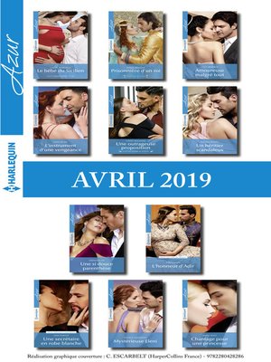 cover image of 11 romans Azur + 1 gratuit (n°4070 à 4080--Avril 2019)